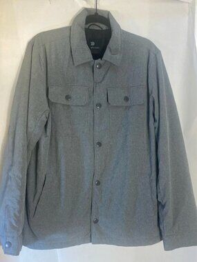 All In Motion Men's Lightweight Insulated Jacket Shirt Heather Grey Size‎ Medium
